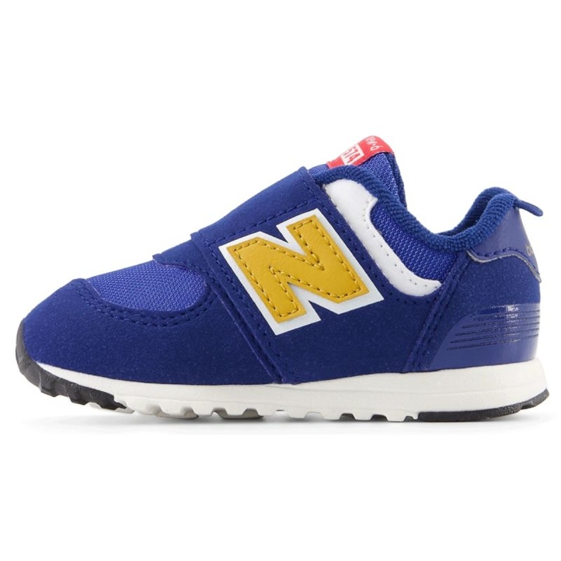 Boty New Balance, dětské boty NW574HBG modrý 1