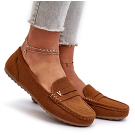 Klasické dámské mokasíny Camel Iramarie hnědý 8