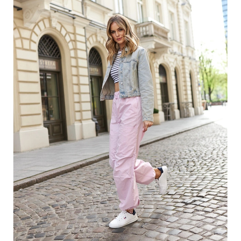 Bílé tenisky z eko kůže Gioya bílý 2