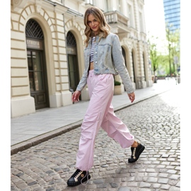 Černozlaté tenisky s masivní podrážkou Bionda černý 1