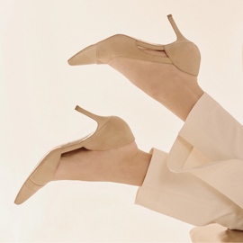 Marco Shoes Martini jehlové podpatky béžový 1