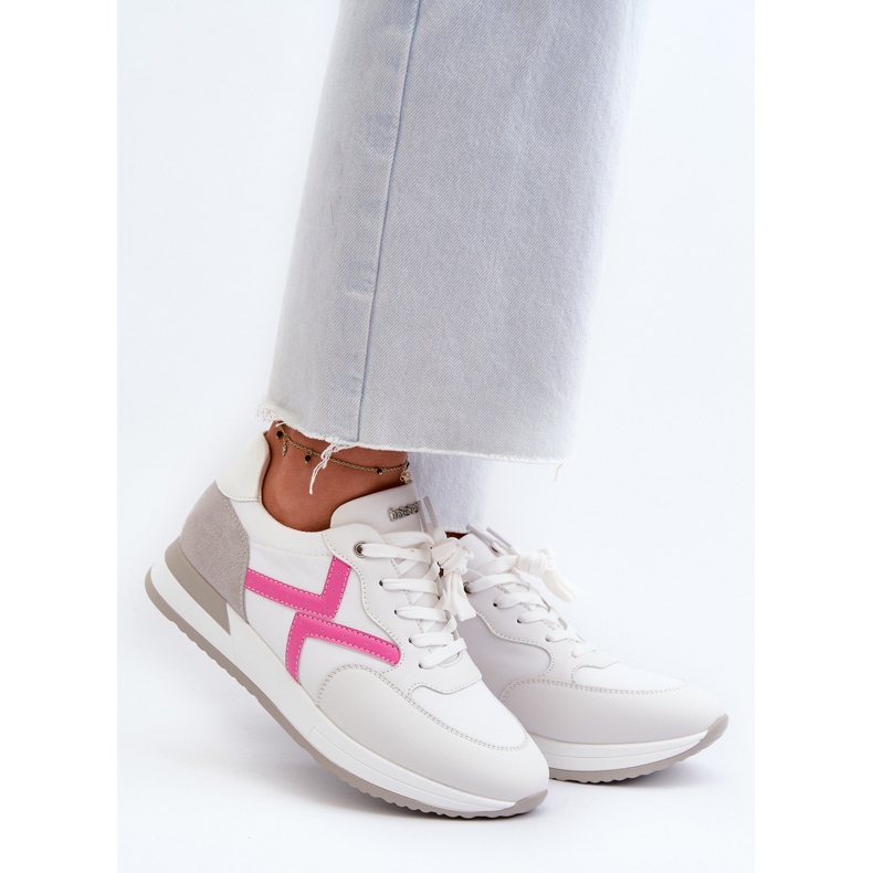 Dámské Tenisky na platformě INBLU IN000362 Bílé bílý 2