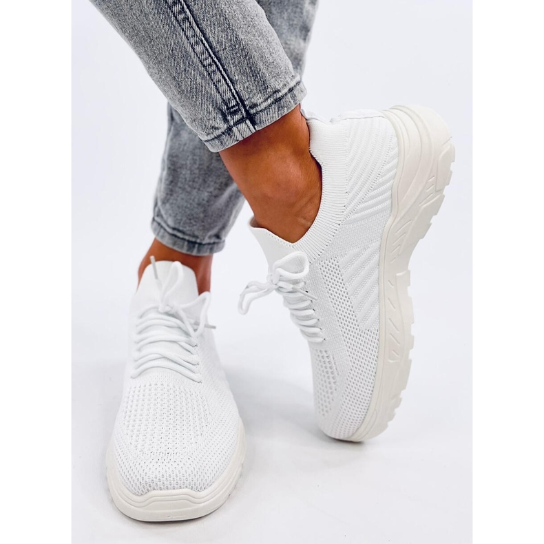 Ponožkové sportovní boty Jaussa White bílý 1