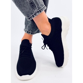 Ponožkové sportovní boty Jaussa BLACK/WHITE černý 1