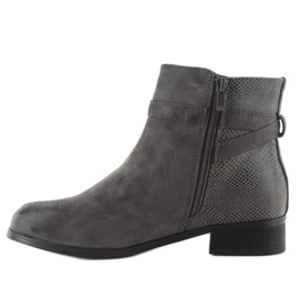 Boty Jodhpur boots W148 šedé šedá 1
