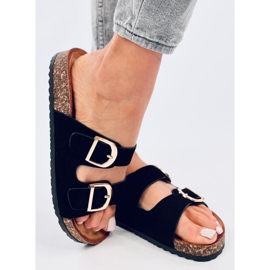 Korkové pantofle Byrd Black černý 2