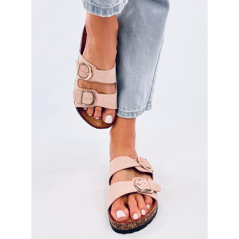 Korkové pantofle Scholki Byrd Pink růžový 1 Korkové pantofle Scholki Byrd Pink růžový 1