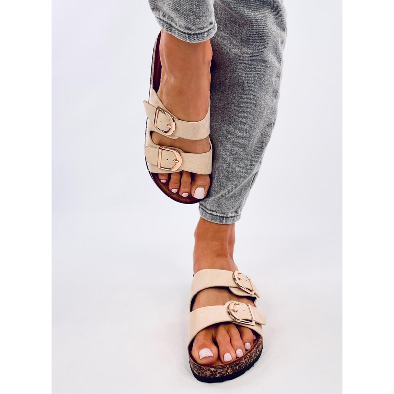 Korkové pantofle Scholki Byrd Beige béžový 1