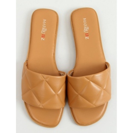 Prošívané sandály Cray Camel hnědý 1