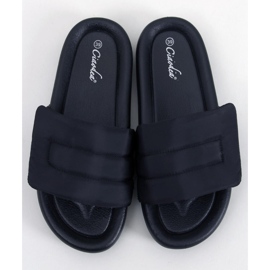 Cueto Black nylonové pantofle černá 2
