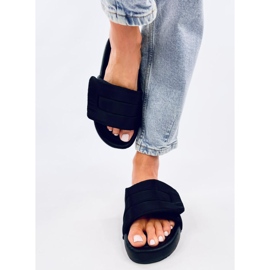 Cueto Black nylonové pantofle černá 1