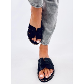 Elegantní dámské pantofle Dalmasi Black černý 1