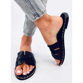 Elegantní dámské pantofle Dalmasi Black černý 2