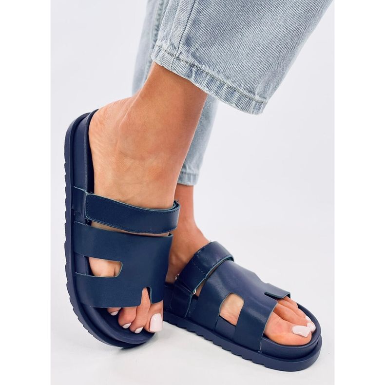 Dámské pantofle Tawny Blue modrý 2