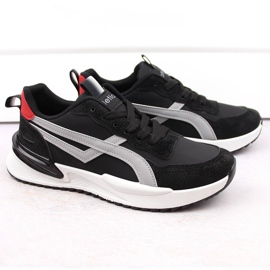 Pánské černé sportovní šněrovací boty Atletico 23721 černá 1