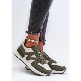 Dámské tenisky vyrobené z eko kůže, zelené Kaimans zelená 2 Dámské tenisky vyrobené z eko kůže, zelené Kaimans zelená 2