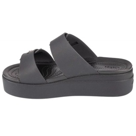 Žabky Crocs Brooklyn Low Wedge Sandal 207431-001 černý 1