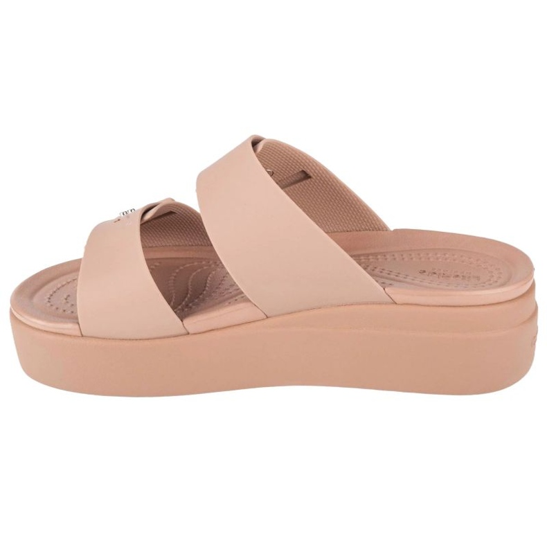Žabky Crocs Brooklyn Low Wedge Sandal 207431-2Q9 béžový 1