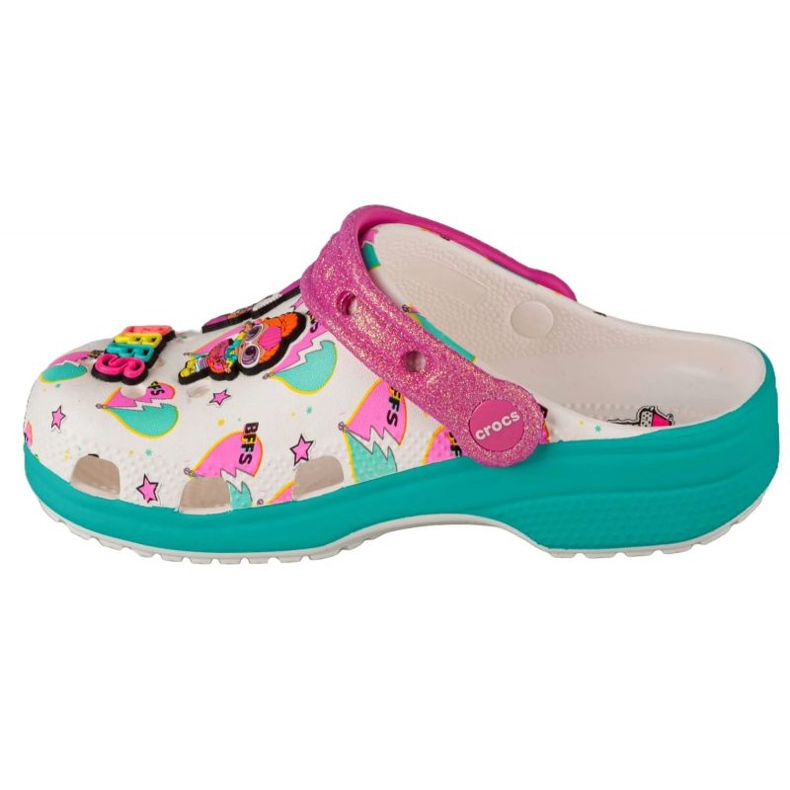 Crocs Lol Surprise Diva Girls Classic Clog 209466-100 bílý 1