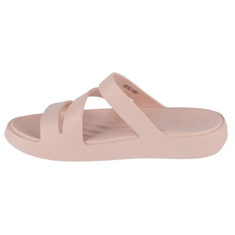 Žabky Crocs Getaway Strappy Sandal 209587-6UR béžový 1