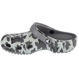 Crocs Classic Spray Camo Kids Clog 207594-097 žabky šedá 1