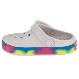 Žabky Crocs Off Court Glitter Band Kids Clog 209714-1FS bílý 1