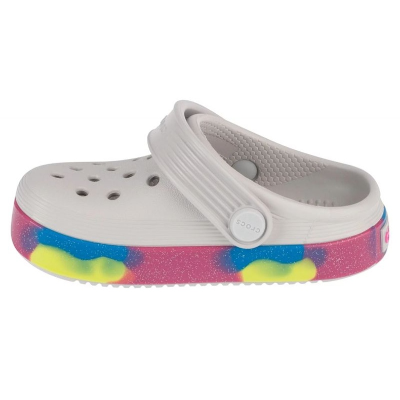 Žabky Crocs Off Court Glitter Band Clog T 209717-1FS bílý 1
