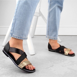 Dámské nazouváky černé Jezzi 3882 černý 2