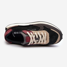 Pánské tenisky Memory Foam System Big Star NN174357 Black černá 1 Pánské tenisky Memory Foam System Big Star NN174357 Black černá 1