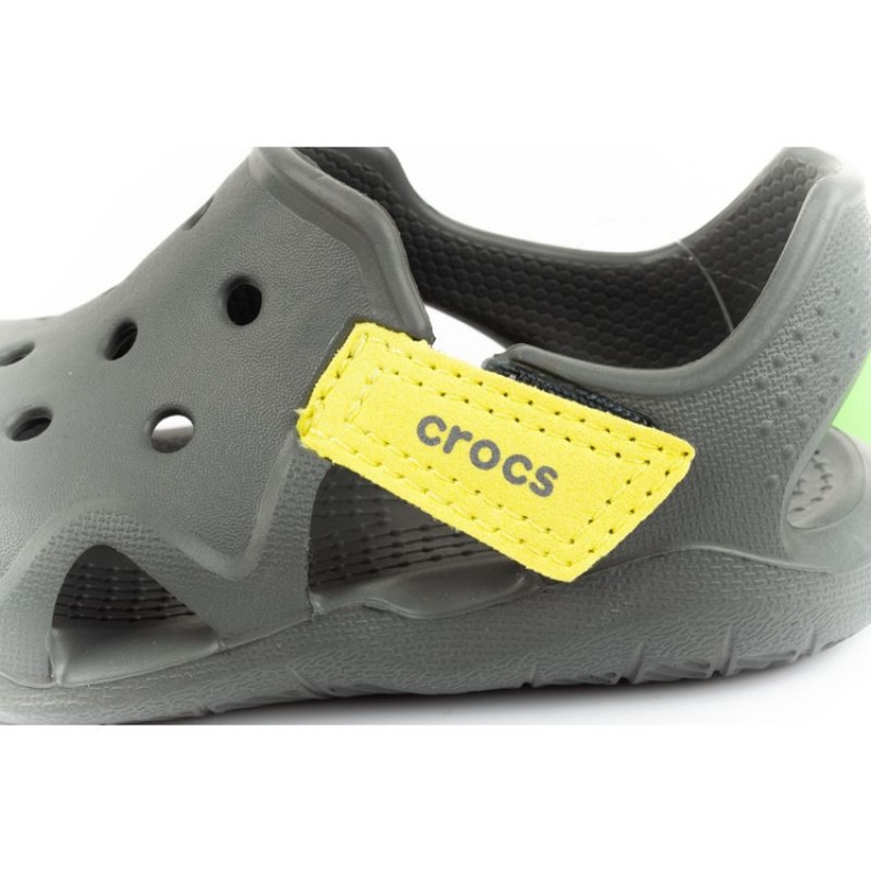 Crocs Swiftwater 204021-08I pěnové sandály zelené zelená 1