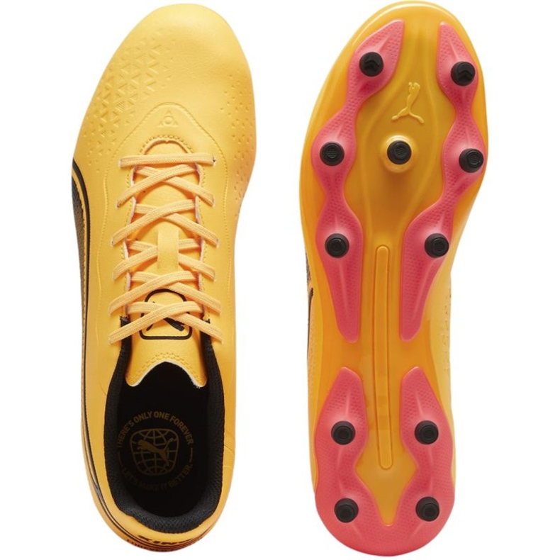 Kopačky Puma King Match FG/AG M 107570 05 oranžový 2