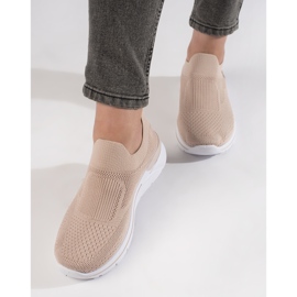 Shelvt Dámské fitness boty v pudrové barvě růžový 2