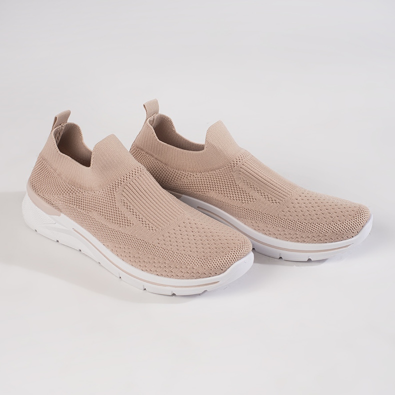 Dámské fitness boty v pudrové barvě růžový 1