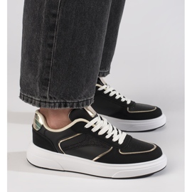 Dámské černé tenisky černá 2