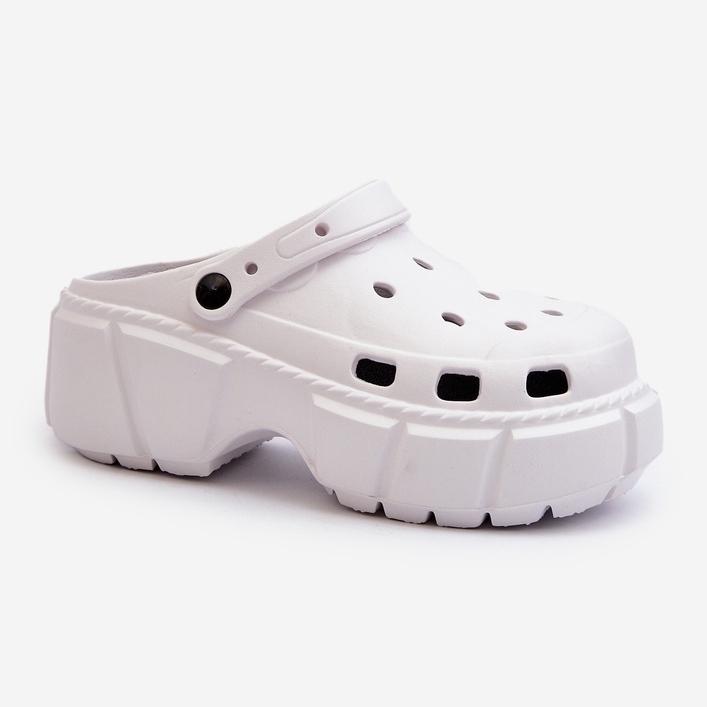 Dámské pěnové žabky na masivní podrážce, bílá Witima bílý 1