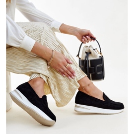 Černé perforované boty Muna černá 1