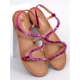 Křišťálové sandály Adani Fuchsia růžový 1