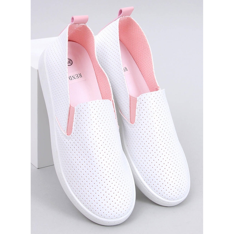 Nazouvací tenisky Jousse WHITE/PINK bílý 1