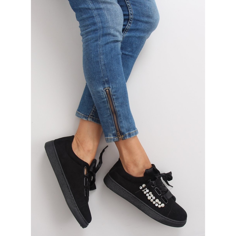 Tenisky S Pearls Black H99-11 Black černý 1