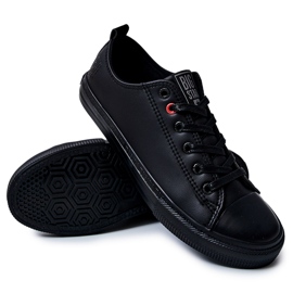 Pánské kožené tenisky Big Star JJ174005 Black černý 3