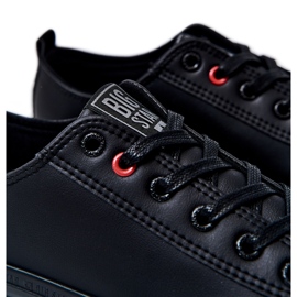 Pánské kožené tenisky Big Star JJ174005 Black černá 4