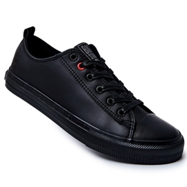 Pánské kožené tenisky Big Star JJ174005 Black černý 5