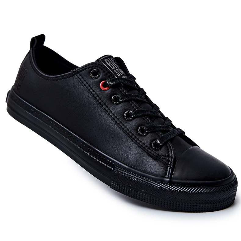 Pánské kožené tenisky Big Star JJ174005 Black černý 5