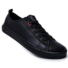 Pánské kožené tenisky Big Star JJ174005 Black černý 1