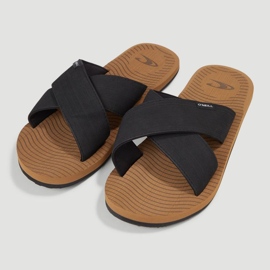 ONeill O'Neill Koosh Cross Over Bloom Slides 92800613658 černý 1