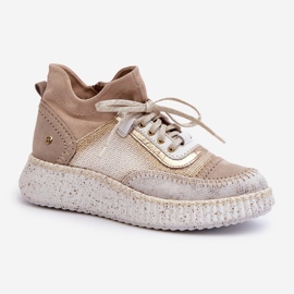 Semišové Dámské Boty Maciejka 06405-04 Béžová béžový 1 Semišové Dámské Boty Maciejka 06405-04 Béžová béžový 1