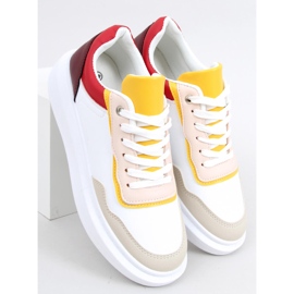 Dámské sportovní boty Dora Burgundy/White bílý 1