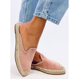 Dámské pantofle espadrilky Carmen Pink růžový 2