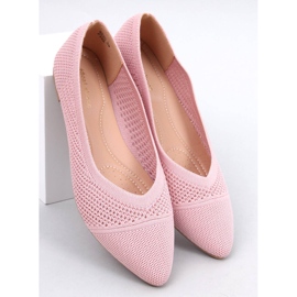 Prolamované mandlové baleríny Sotty Pink růžový 1