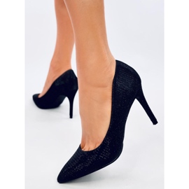 Beverly Black večerní lodičky černá 5